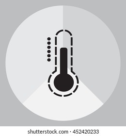 Thermometer icon , vector illustration