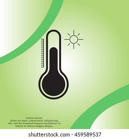 Thermometer icon , vector illustration