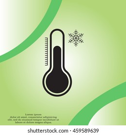 Thermometer icon , vector illustration