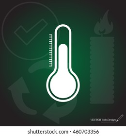 Thermometer icon , vector illustration