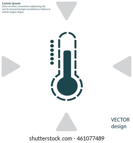 Thermometer icon , vector illustration