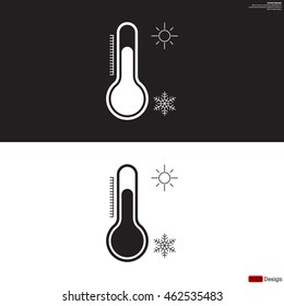 Thermometer icon , vector illustration
