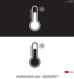 Thermometer icon , vector illustration