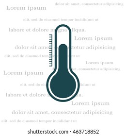 Thermometer icon , vector illustration