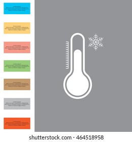 Thermometer icon , vector illustration