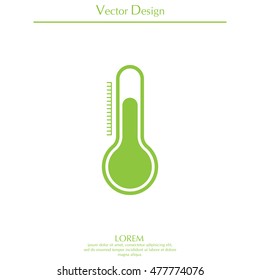 Thermometer icon , vector illustration