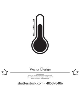 Thermometer icon , vector illustration