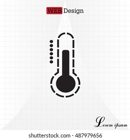 Thermometer icon , vector illustration