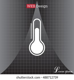 Thermometer icon , vector illustration