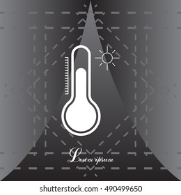 Thermometer icon , vector illustration