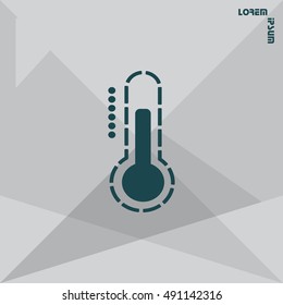 Thermometer icon , vector illustration