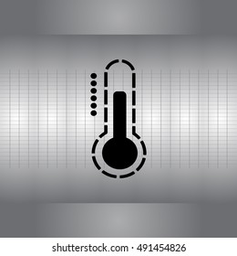 Thermometer icon , vector illustration