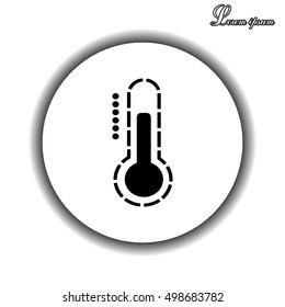 Thermometer icon , vector illustration