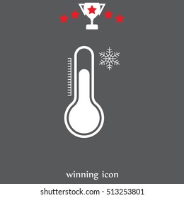 Thermometer icon , vector illustration