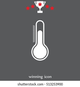 Thermometer icon , vector illustration