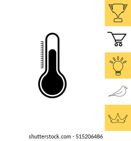 Thermometer icon , vector illustration