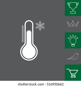 Thermometer icon , vector illustration