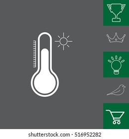 Thermometer icon , vector illustration