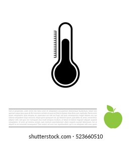 Thermometer icon , vector illustration