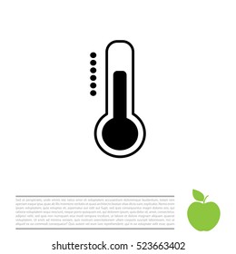 Thermometer icon , vector illustration
