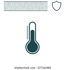 Thermometer icon , vector illustration