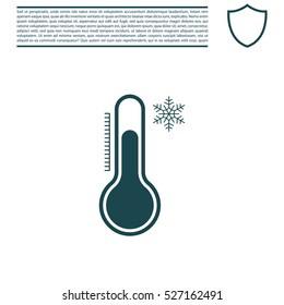 Thermometer icon , vector illustration