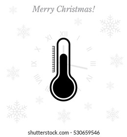 Thermometer icon , vector illustration