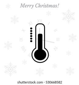 Thermometer icon , vector illustration