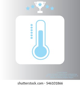 Thermometer icon , vector illustration