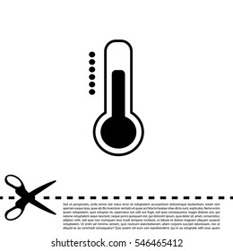 Thermometer icon , vector illustration