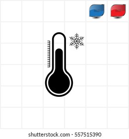 Thermometer icon , vector illustration