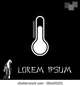 Thermometer icon , vector illustration