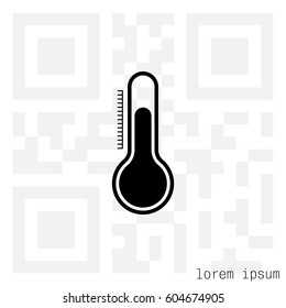 Thermometer icon , vector illustration
