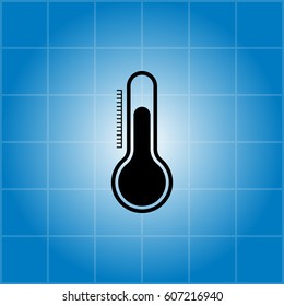 Thermometer icon , vector illustration