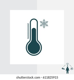 Thermometer icon , vector illustration