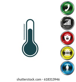 Thermometer icon , vector illustration