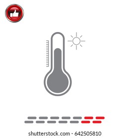 Thermometer icon , vector illustration