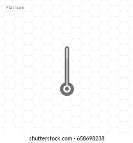 Thermometer icon, vector illustration