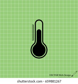 Thermometer icon , vector illustration