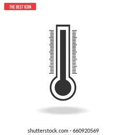 Thermometer icon, Vector illustration.