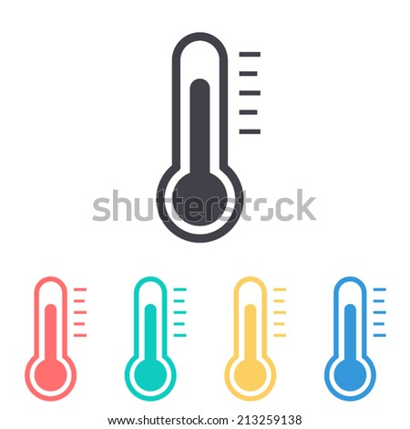 Thermometer icon , vector illustration