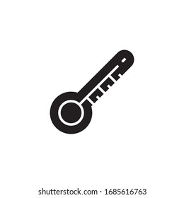 thermometer icon vector illustration design. thermometer icon glyph design