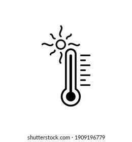 Thermometer Icon Vector Illustration Design