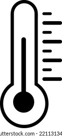 Ilustración de vectores de iconos termómetros Diseño.eps
