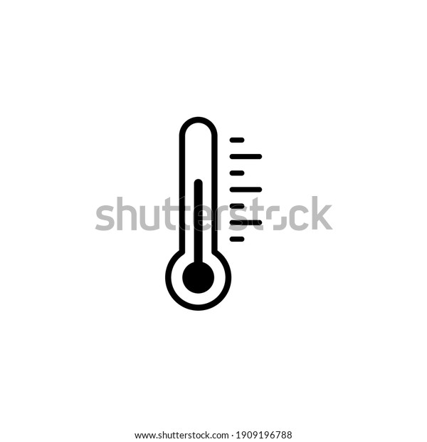 Thermometer Icon Vector\
Illustration\
Design