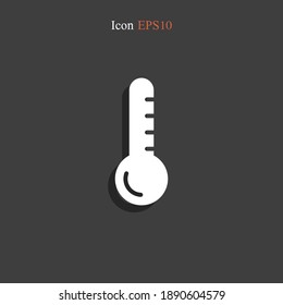 thermometer icon. Vector illustration EPS 10.