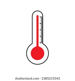 Thermometer-Symbol, Vektorgrafik 