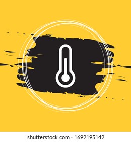 Ilustración Del Vector Del Icono Del Termómetro Eps10