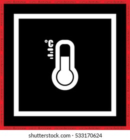 thermometer icon vector illustration eps10.