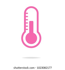 Thermometer icon , vector illustration , flat design